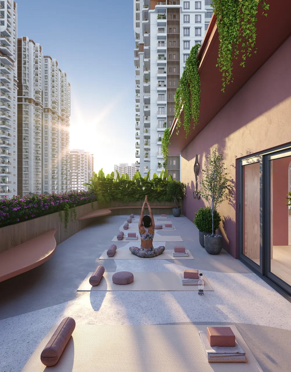 Artist's impression of the terrace deck